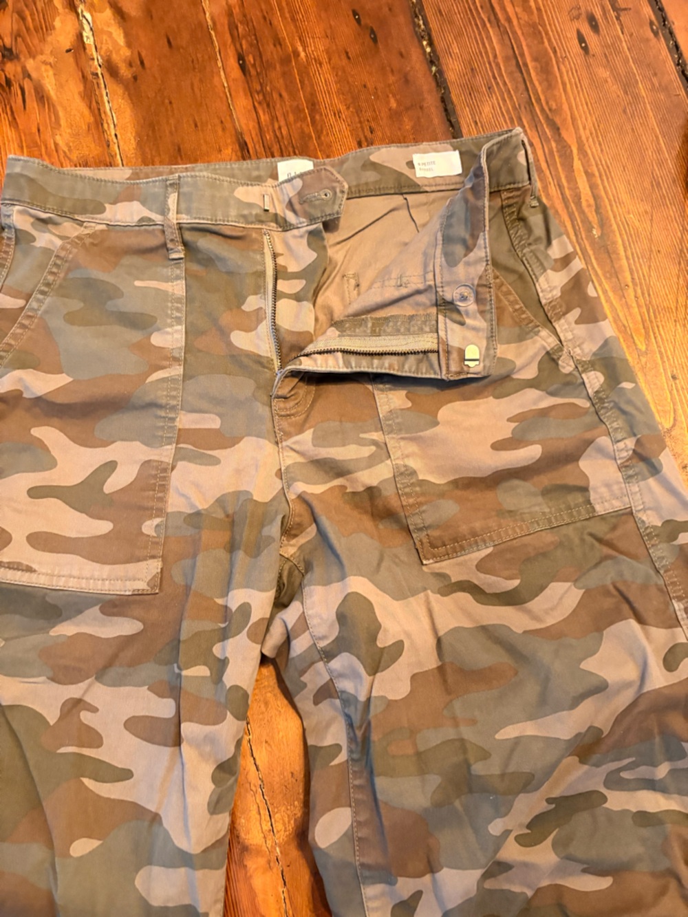 GAP Women’s Mid Rise Twill Barrel Pants 8P - Picture 3 of 7
